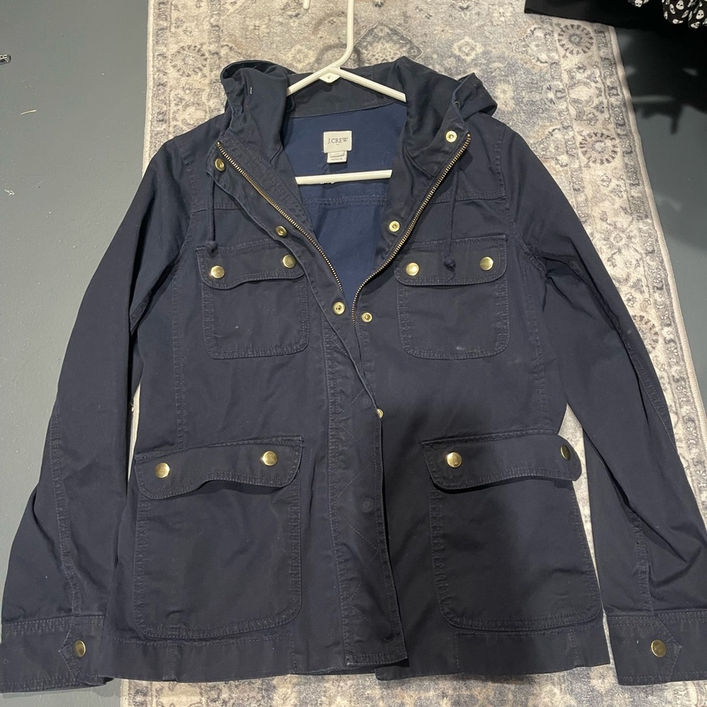 J Crew Factory waxed utility jacket